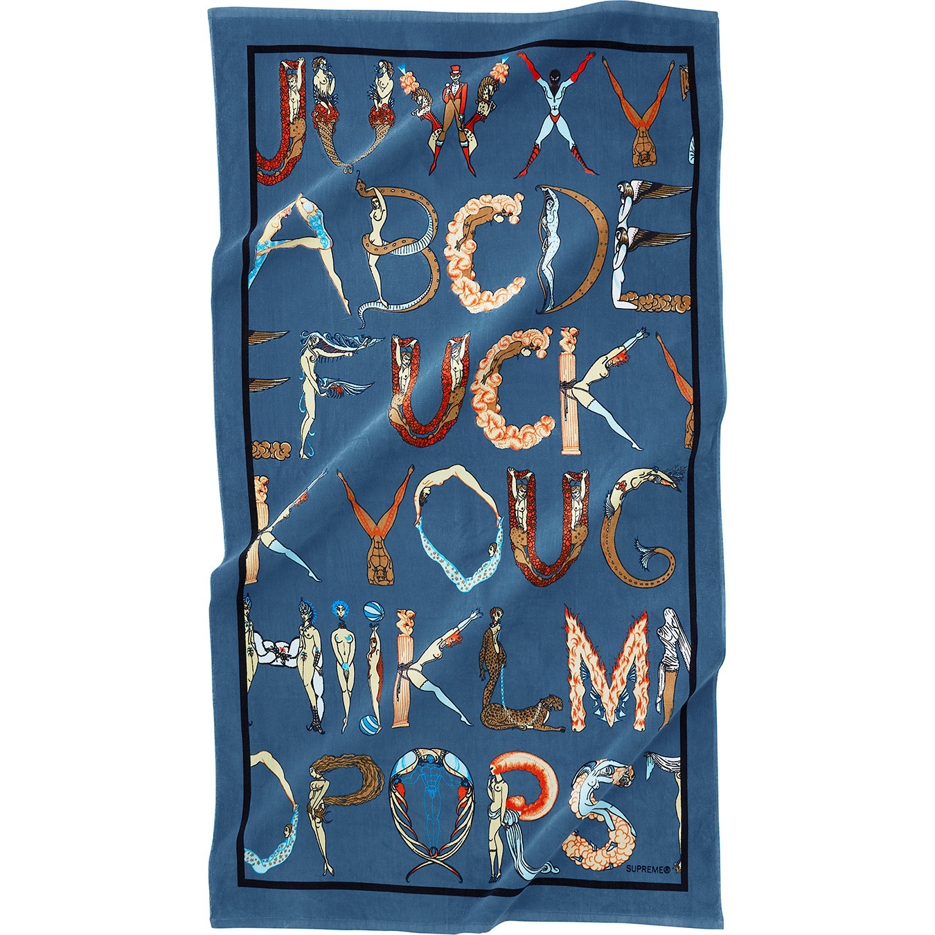 Alphabet Beach Towel view 3